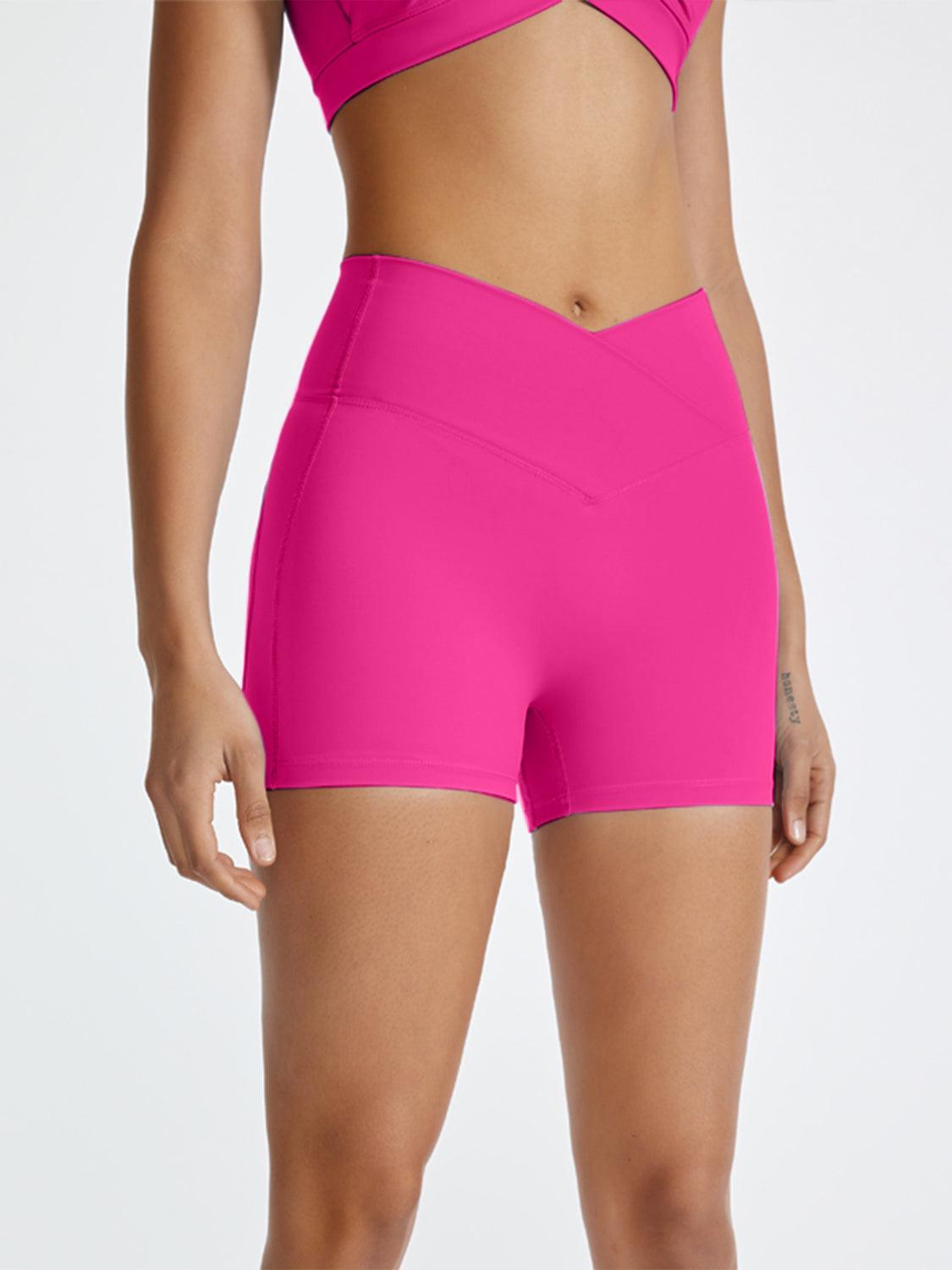 High Waist Active Shorts for Women with Stretchy Comfort