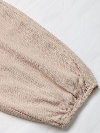 Perfee Elastic Waist Joggers with Pockets for Women - Selvanelle