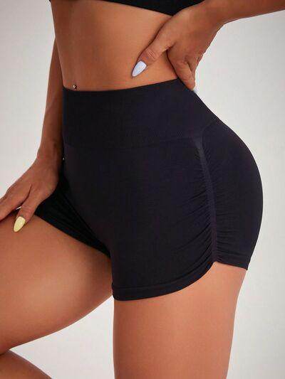 High Waist Active Shorts for Comfortable Workout Wear - Selvanelle