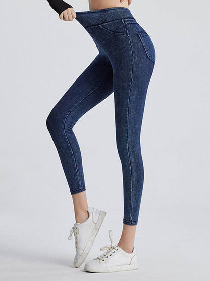 Wide Waistband Sports Leggings for Ultimate Comfort Fit - Selvanelle