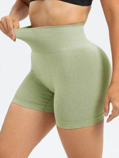 High Waist Active Shorts for Women - Stretchy Sportswear - Selvanelle