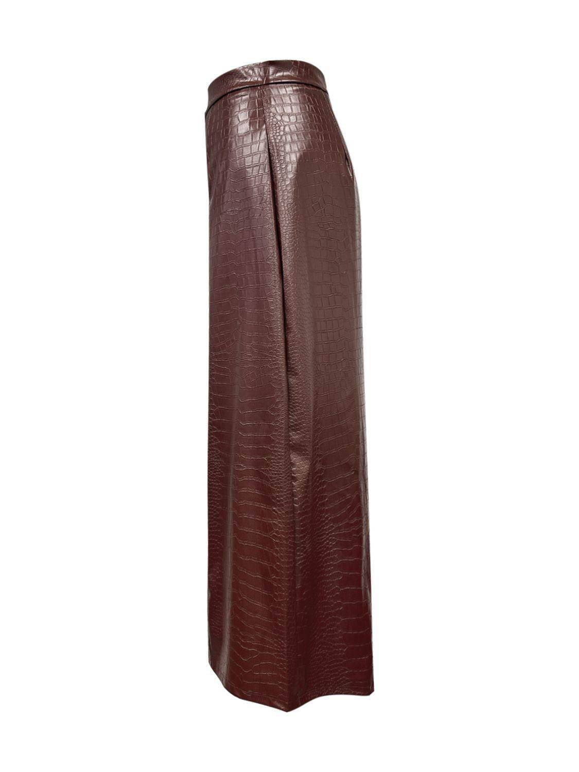 High Waist Midi Skirt for Women with Opaque Style - Selvanelle