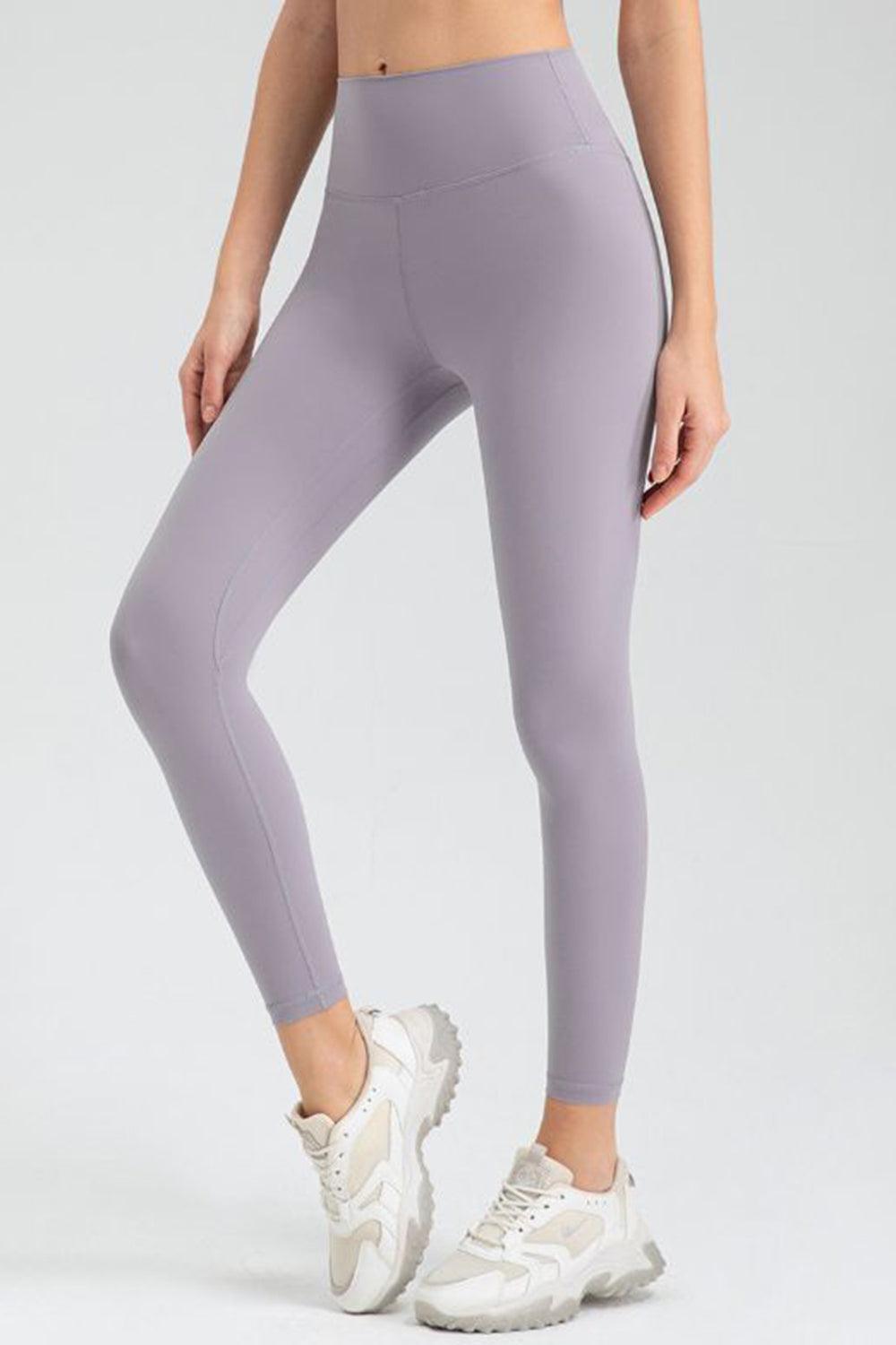 Wide Waistband Slim Fit Active Leggings for Women