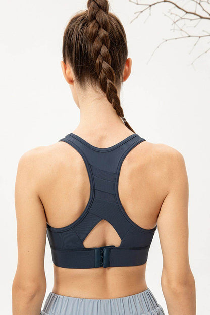 Scoop Neck Long Sports Bra - Selvanelle