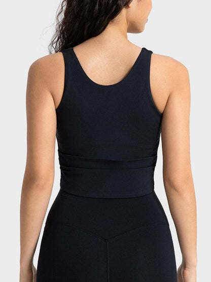 Millennia Cropped Sport Tank - Selvanelle