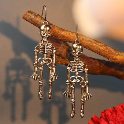 Skeleton Alloy Earrings for Stylish and Unique Looks - Selvanelle