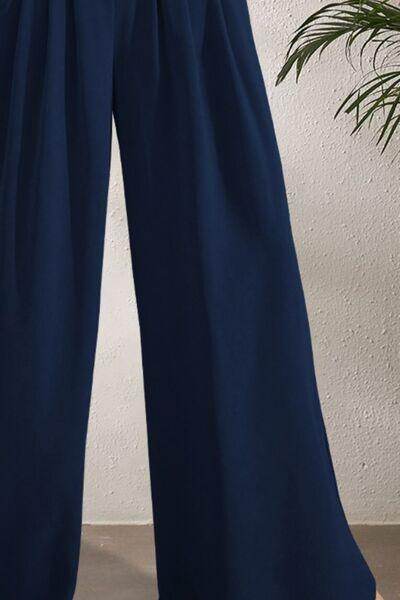 FAM-FAM High Waist Wide Leg Pants for Stylish Comfort - Selvanelle