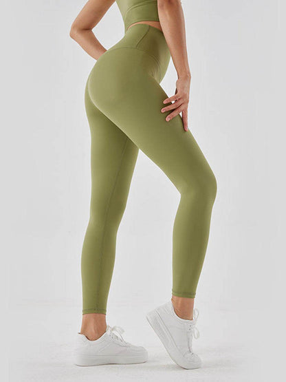 Wide Waistband Sports Leggings for Ultimate Comfort Fit - Selvanelle