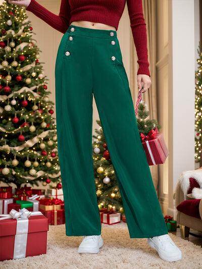 Stylish Wide Leg Pants for Comfort and Versatile Wear - Selvanelle