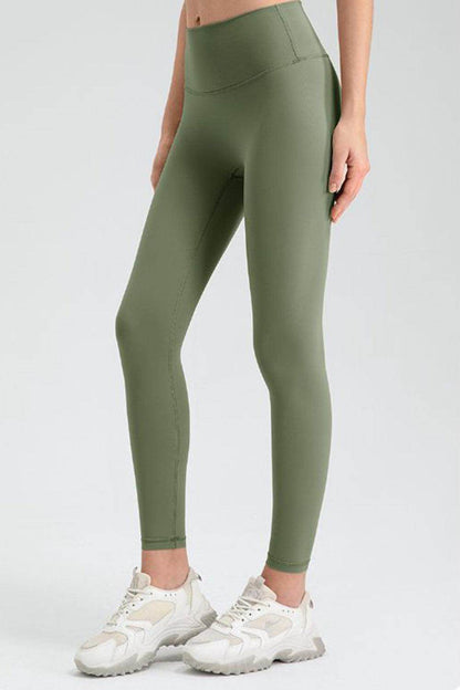 Wide Waistband Sport Leggings for Active Lifestyle Comfort - Selvanelle