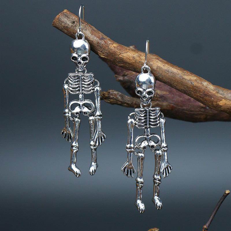 Skeleton Alloy Earrings for Stylish and Unique Looks - Selvanelle