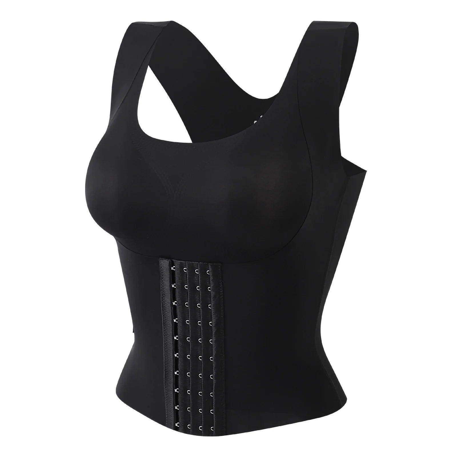 Basic Bae Scoop Neck Shapewear Tank with Removable Paddings - Selvanelle