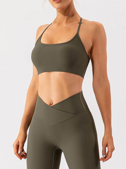 Spaghetti Strap Active Bra for Comfortable Everyday Wear - Selvanelle