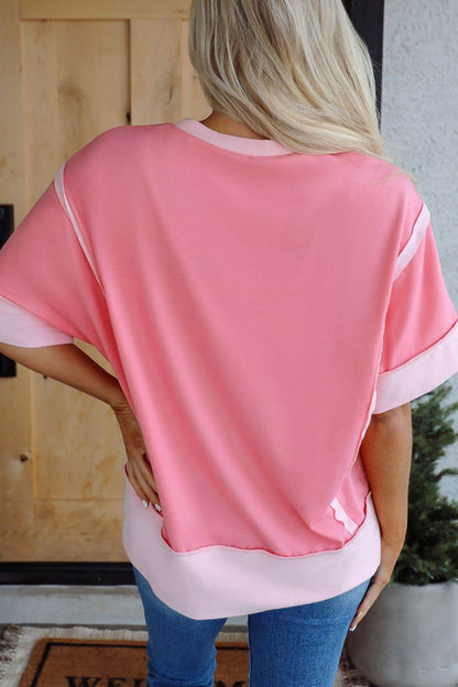 Sequined Easter Egg Short Sleeve T-Shirt - Selvanelle