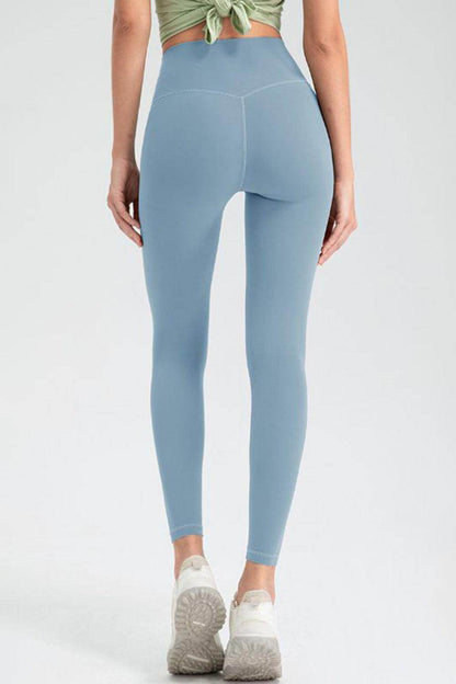Wide Waistband High Waist Sport Leggings for Active Comfort - Selvanelle