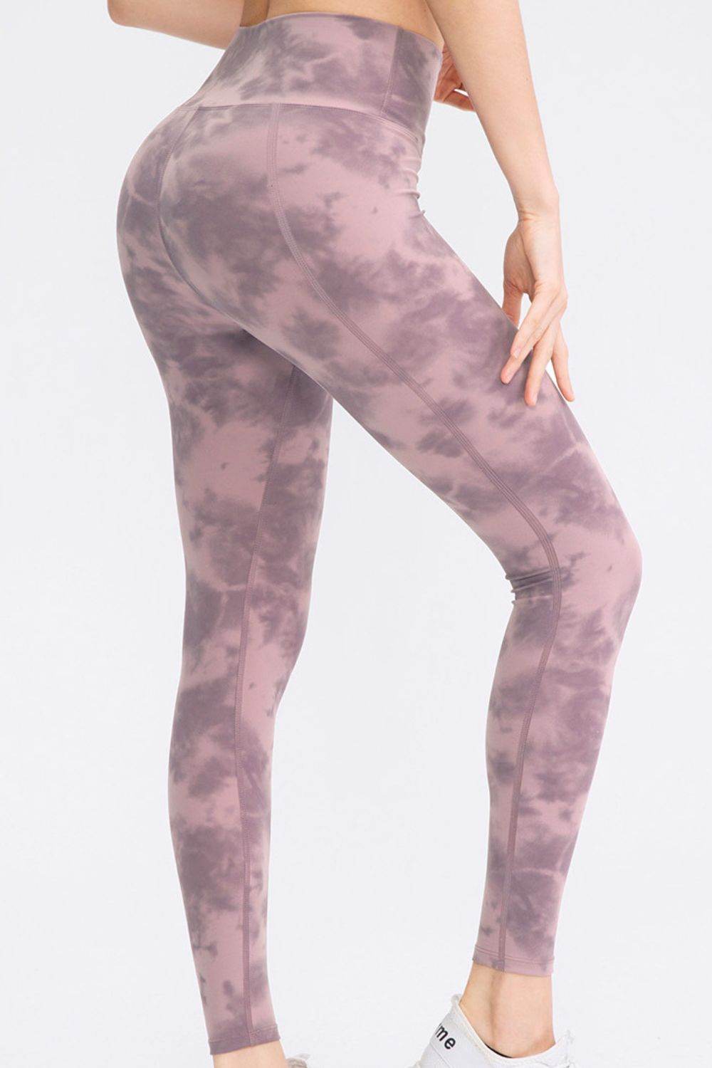 Wide Waistband Slim Fit Long Sports Pants - Selvanelle