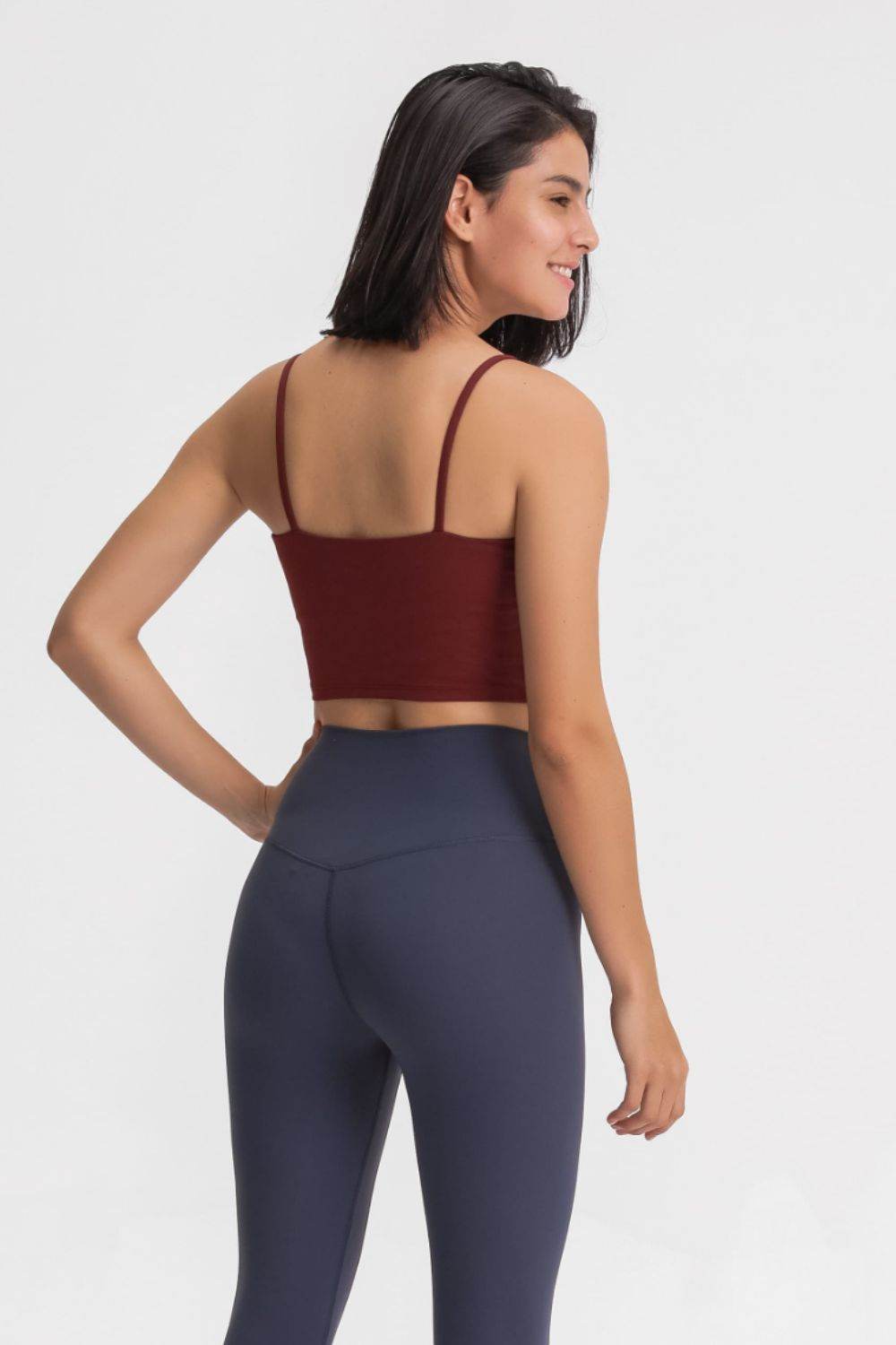 Millennia Feel Like Skin Scoop Neck Sports Cami - Selvanelle