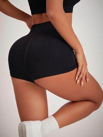 High Waist Active Shorts for Comfortable Workout Wear - Selvanelle