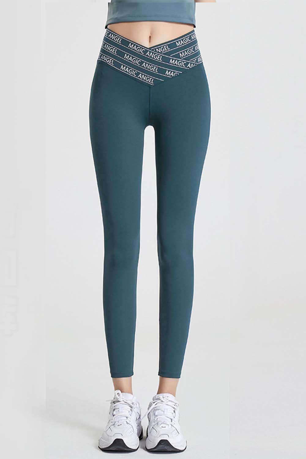 Wide Waistband Sports Pants - Selvanelle