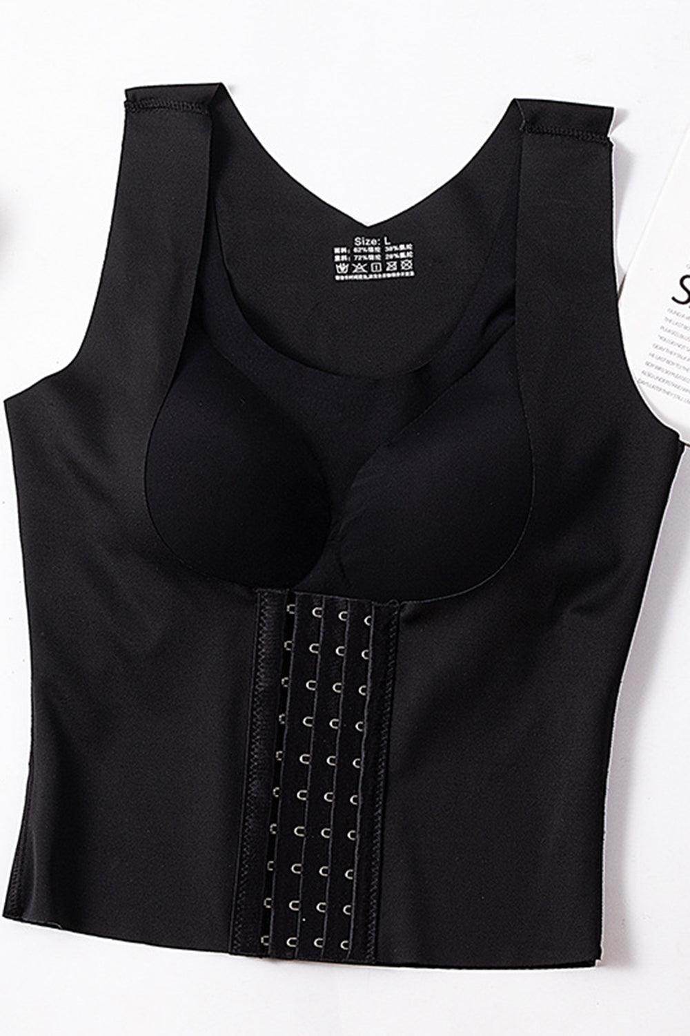 Basic Bae Scoop Neck Shapewear Tank with Removable Paddings - Selvanelle