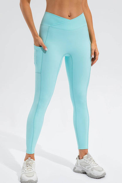 High Waist Active Leggings with Pockets for Women - Selvanelle