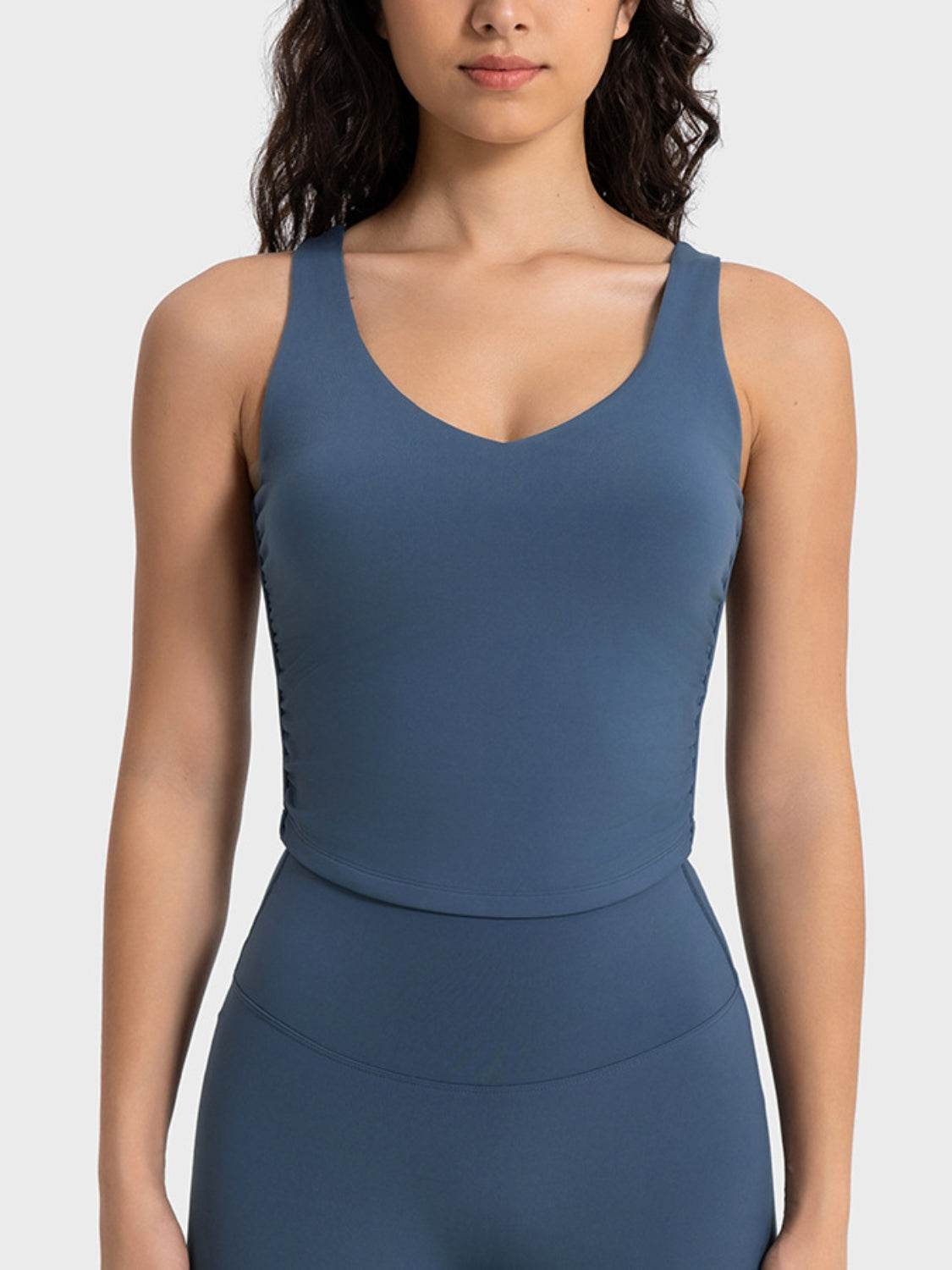 Millennia Cropped Sport Tank - Selvanelle