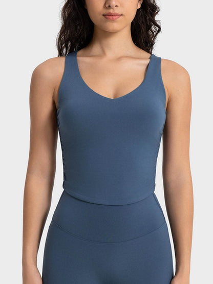 Millennia Cropped Sport Tank - Selvanelle
