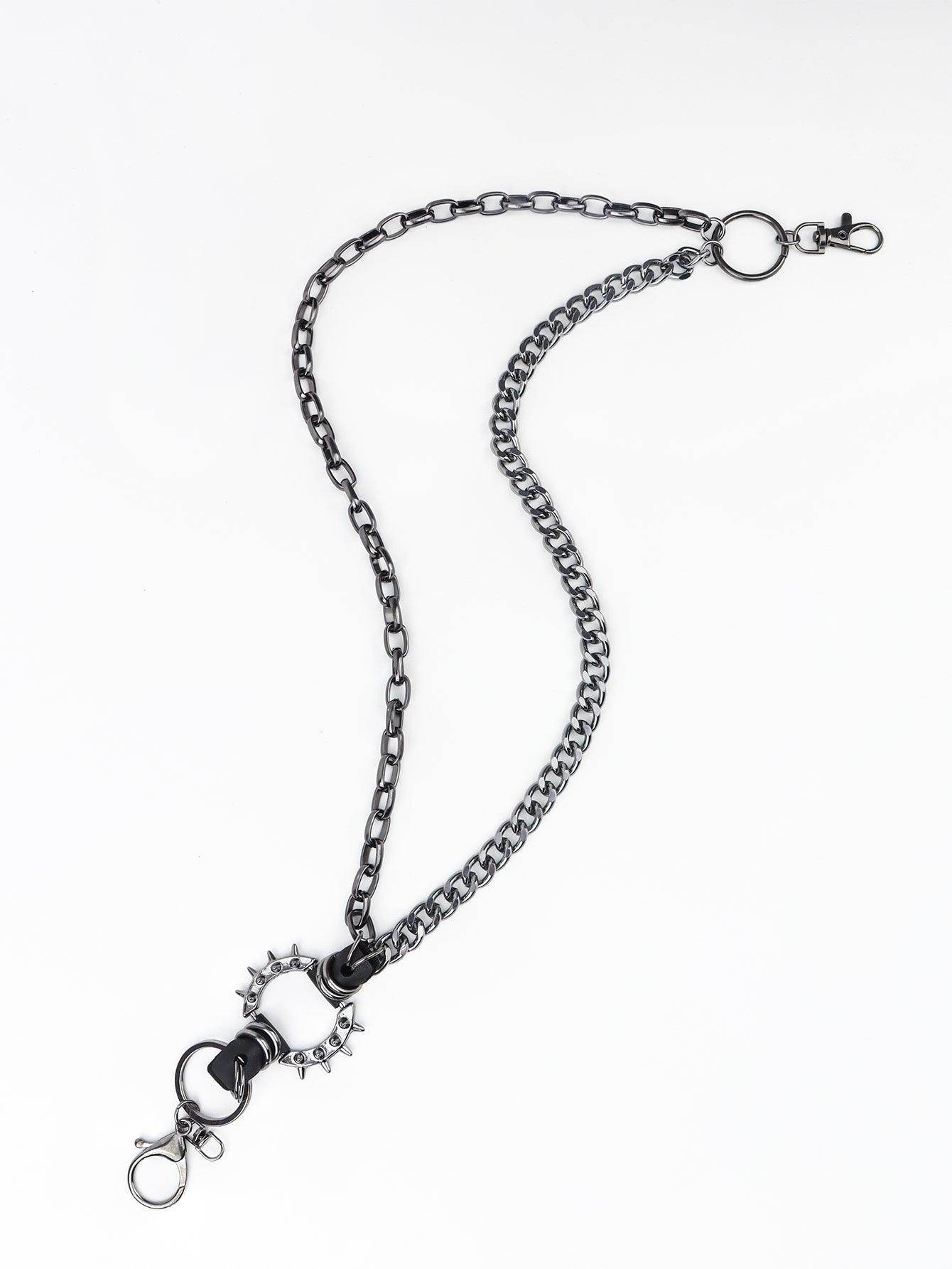 Punk Aluminium Chain Belt For Unique Fashion Statement - Selvanelle