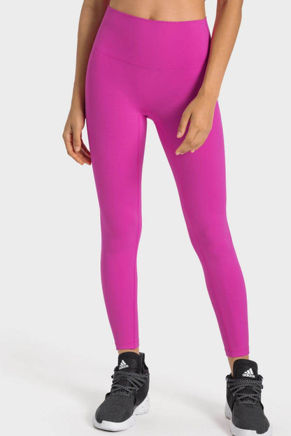 Millennia High-Rise Wide Waistband Yoga Leggings - Selvanelle