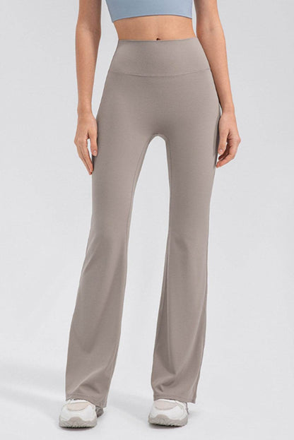 High Waist Straight Active Pants - Selvanelle