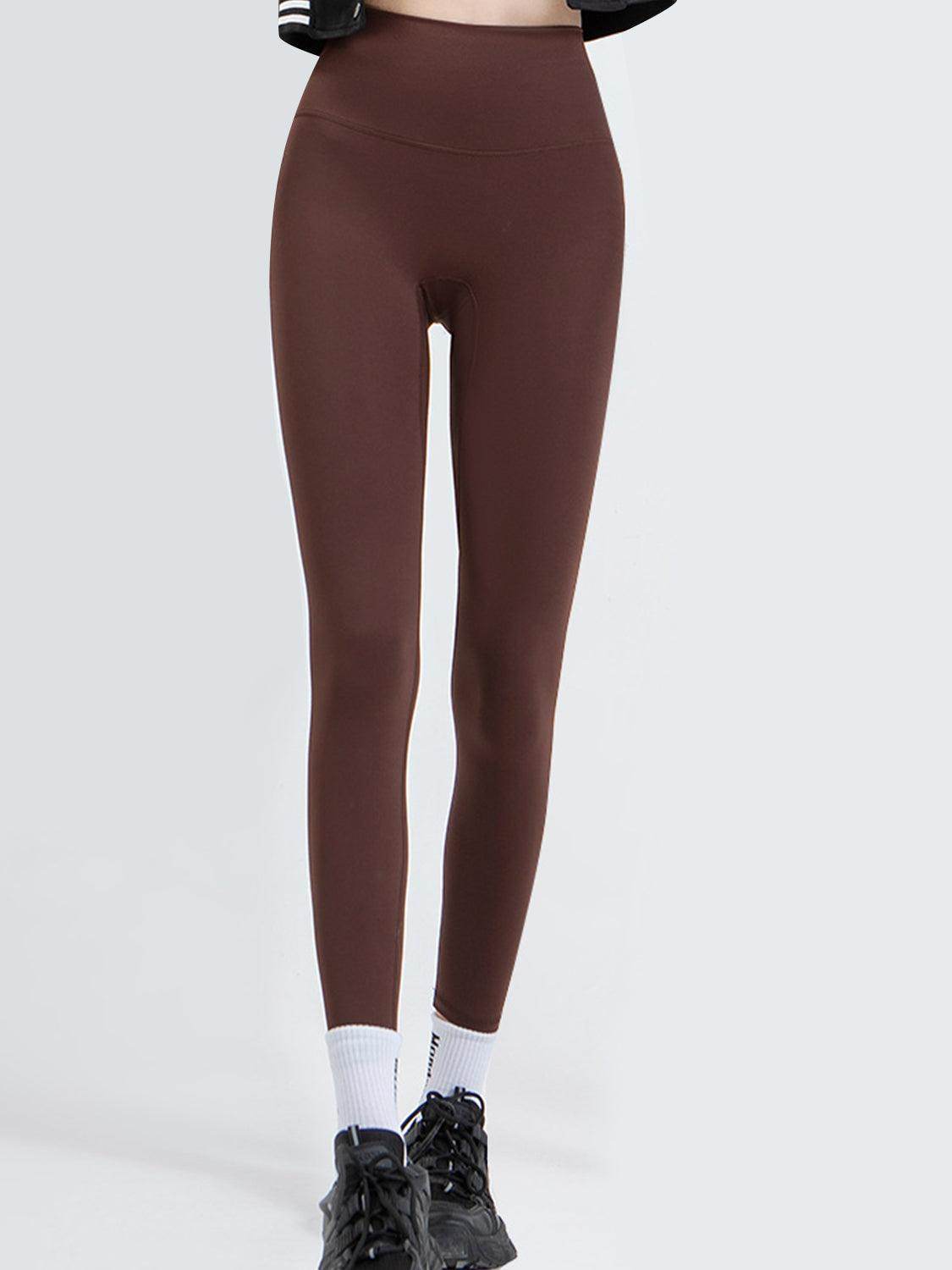 Wide Waistband Sports Leggings for Ultimate Comfort - Selvanelle