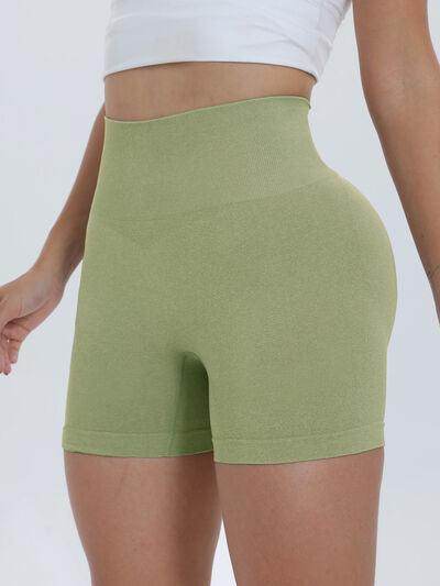 High Waist Active Shorts for Women - Stretchy Sportswear - Selvanelle