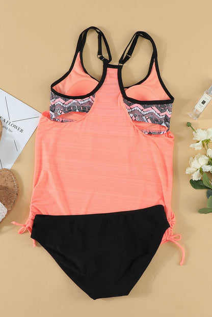 Scoop Neck Top and Brief Swim Set - Selvanelle