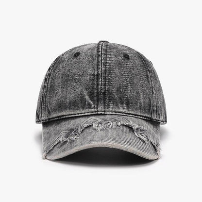 Fringe Adjustable Cotton Baseball Cap for Stylish Comfort - Selvanelle