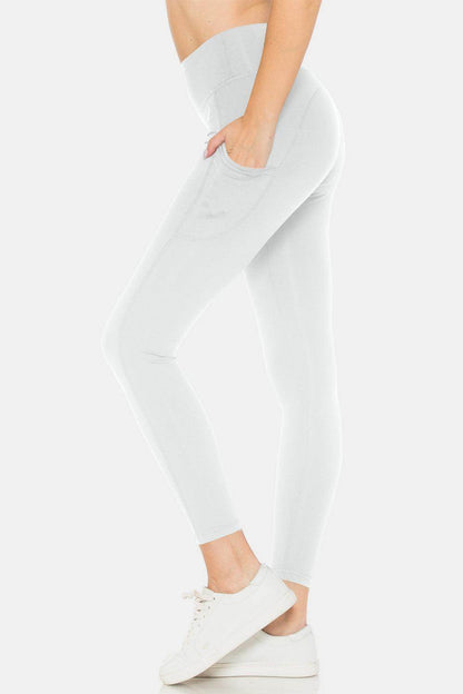 Leggings Depot High Waist Leggings with Pockets for Women - Selvanelle