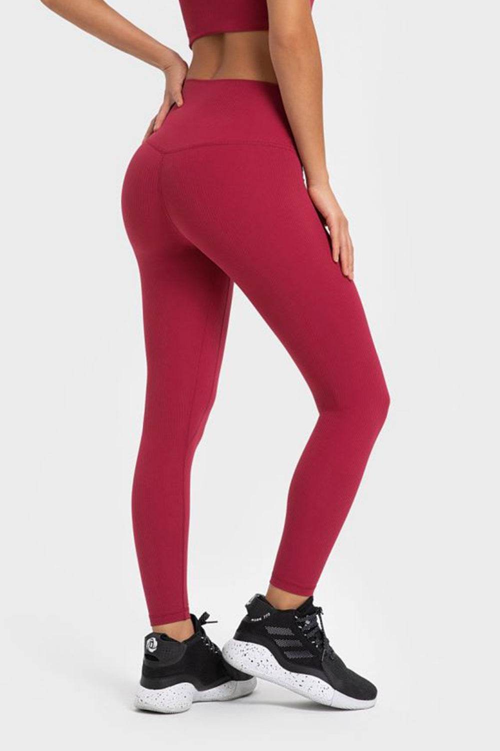 Millennia Highly Stretchy Wide Waistband Yoga Leggings - Selvanelle