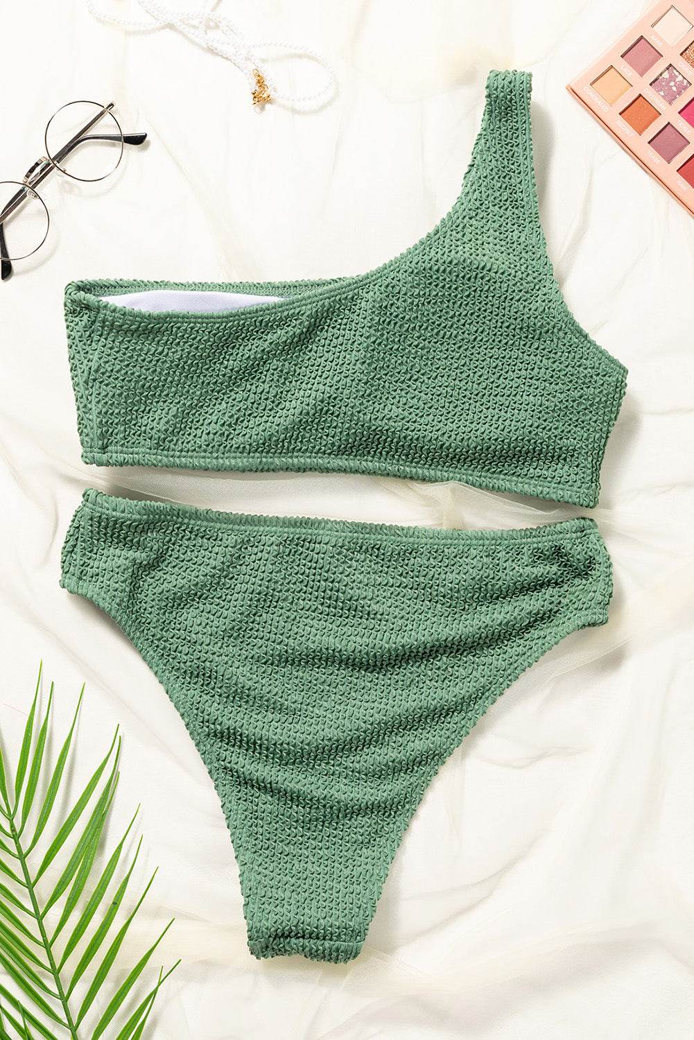 Single Shoulder Bikini Set - Selvanelle