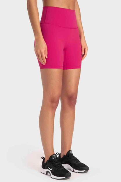 Millennia Staying Cozy Wide Waistband Biker Shorts For Comfort - Selvanelle