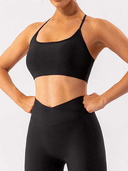 Spaghetti Strap Active Bra for Comfortable Everyday Wear - Selvanelle
