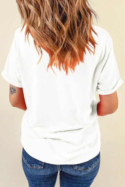 Easter Egg Bow Bunny Ear Graphic T-Shirt - Selvanelle