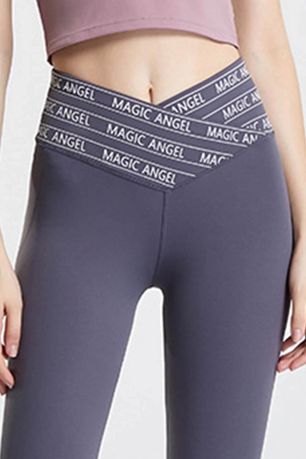 Wide Waistband Sports Pants - Selvanelle