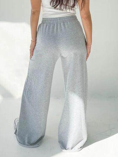 Elastic Waist Wide Leg Pants for Stylish Comfort and Fit - Selvanelle