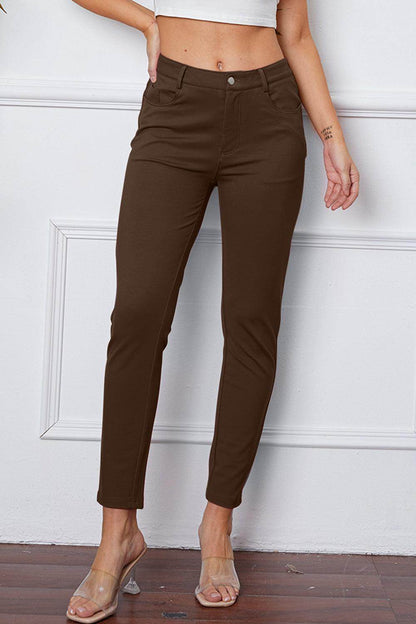 StretchyStitch Pants by Basic Bae for Comfort and Style - Selvanelle