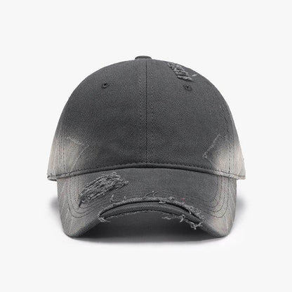 Distressed Adjustable Cotton Hat for Casual Stylish Wear - Selvanelle