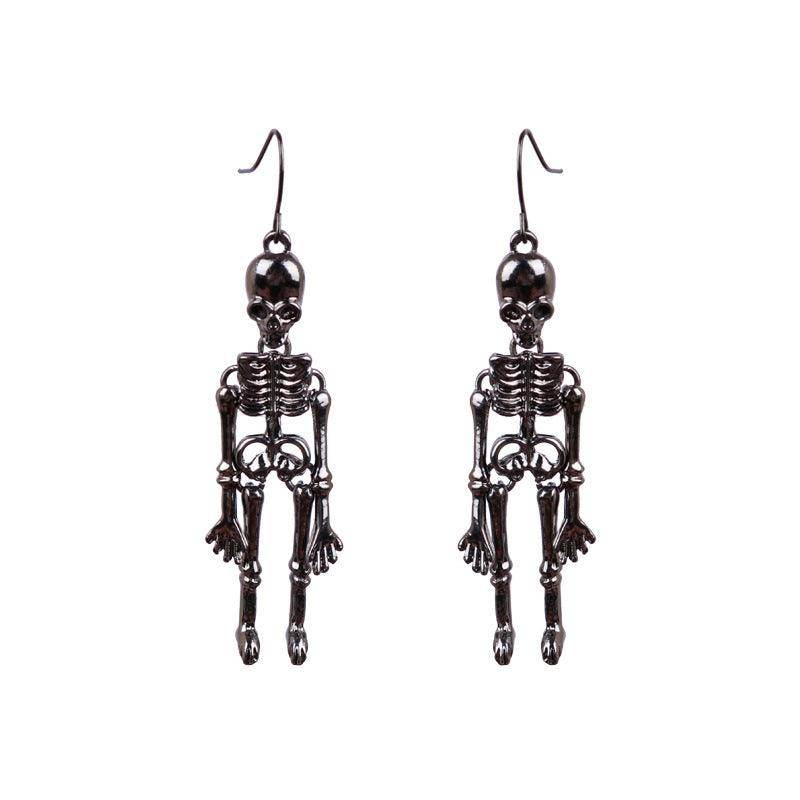 Skeleton Alloy Earrings for Stylish and Unique Looks - Selvanelle