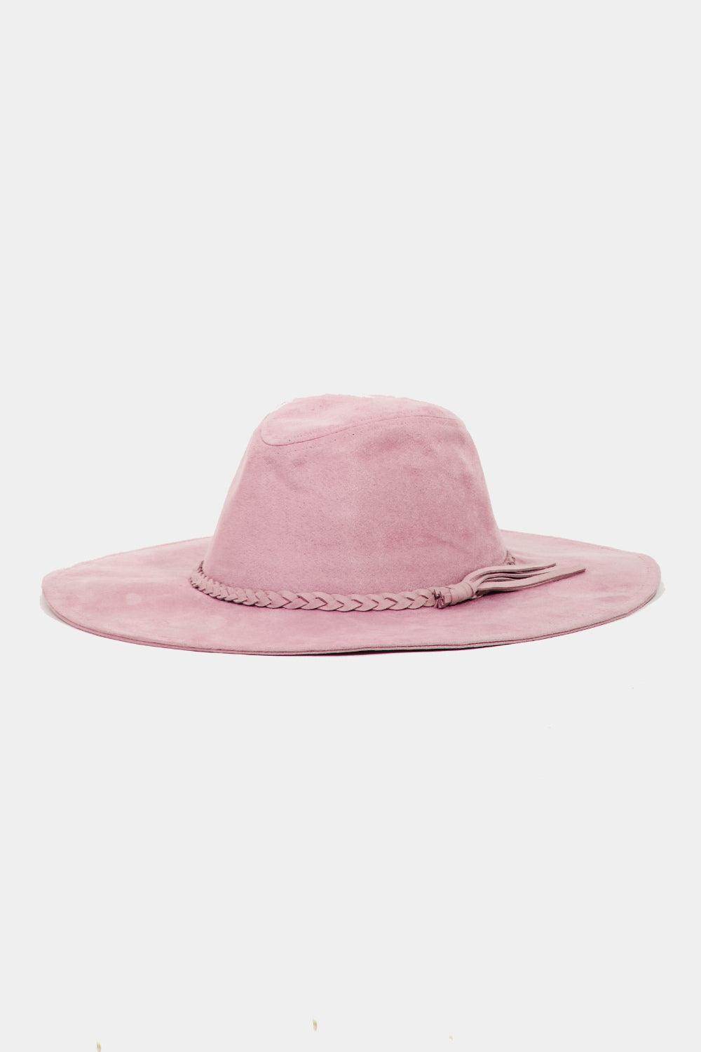 Fame Braided Faux Suede Hat for Chic Style and Comfort - Selvanelle