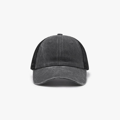 Breathable Mesh Adjustable Baseball Cap for Comfort and Style - Selvanelle