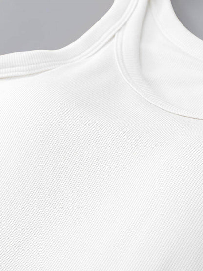 Round Neck Tank with Bra for Everyday Comfort Wear - Selvanelle