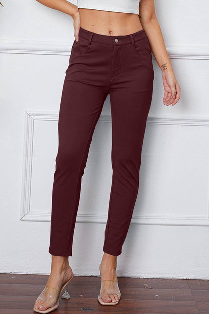 StretchyStitch Pants by Basic Bae for Comfort and Style - Selvanelle