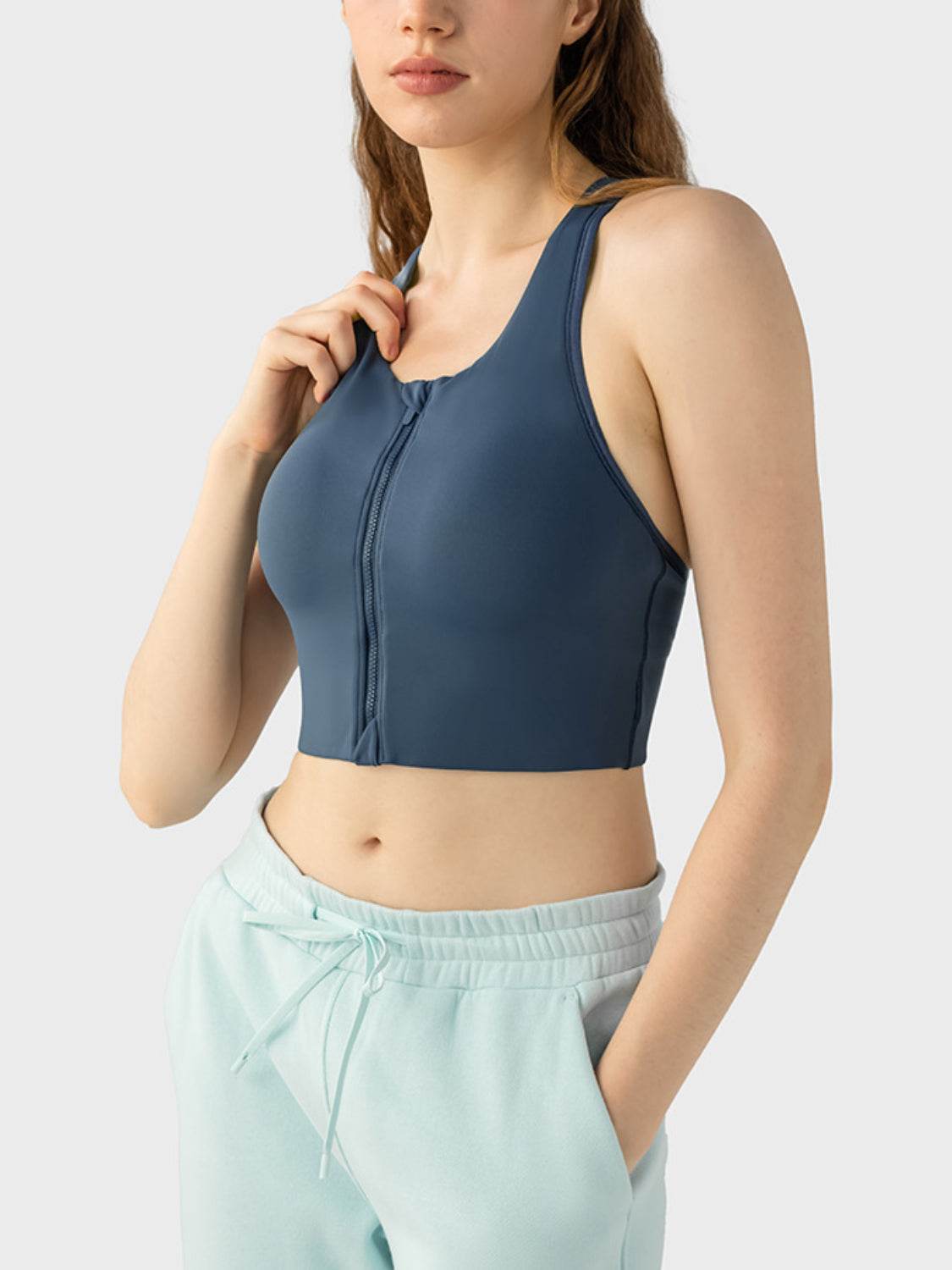 Millennia Wide Strap Sport Bra - Selvanelle